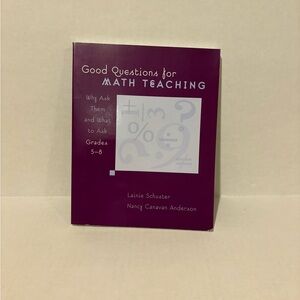 Good Questions for Math Teaching Book - Purple Cover